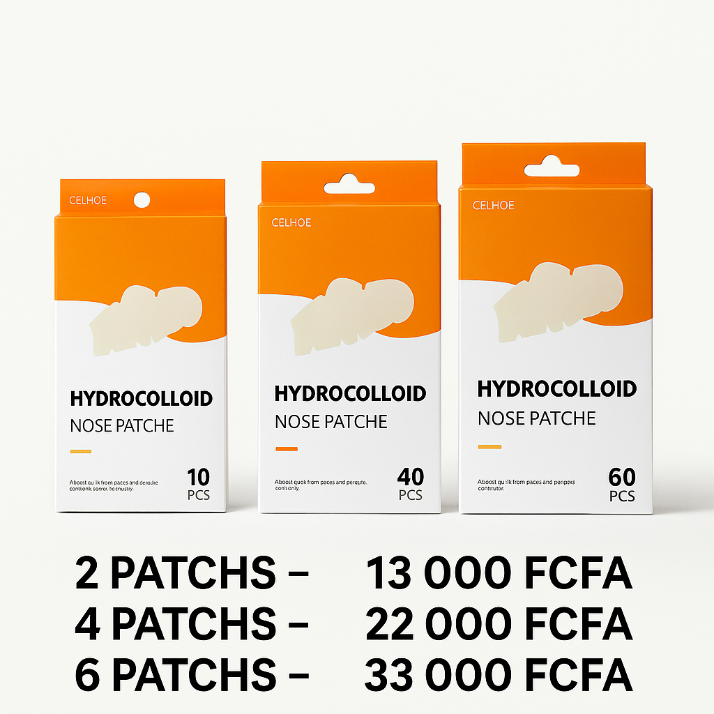 Patch Nez Anti Boutons & Points Noirs – 10 Patchs par Boites