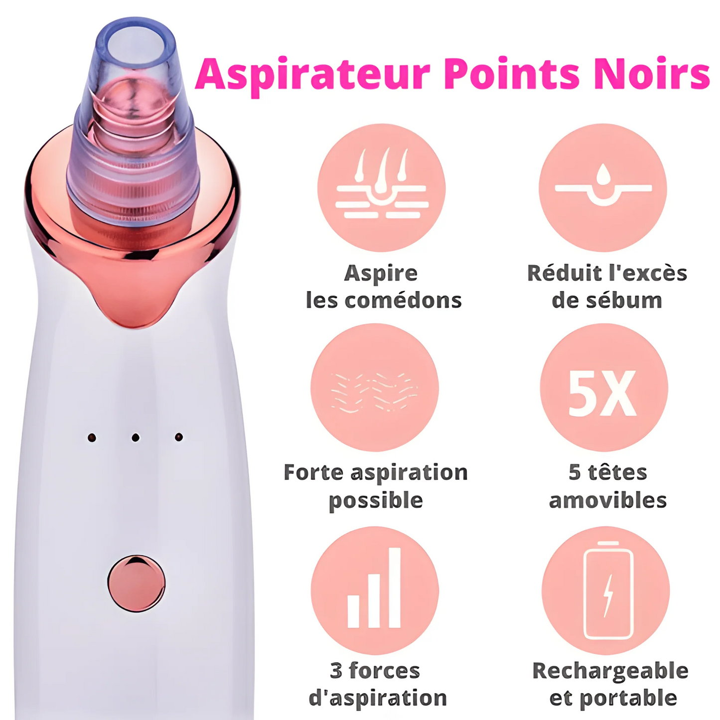 ClearSkin Pro™ : Aspirateur Point Noir
