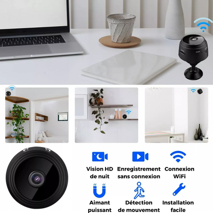 Mini Caméra de surveillance full HD sans fil connecté en WiFi