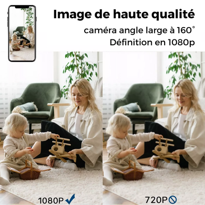 Mini Caméra de surveillance full HD sans fil connecté en WiFi