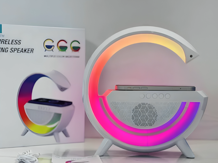 Veilleuse Bluetooth + Chargeur sans fil