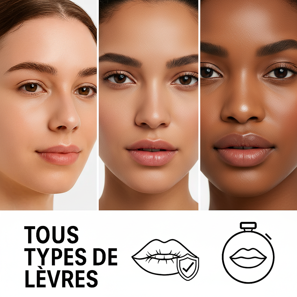 kit lèvre rose 4 en 1