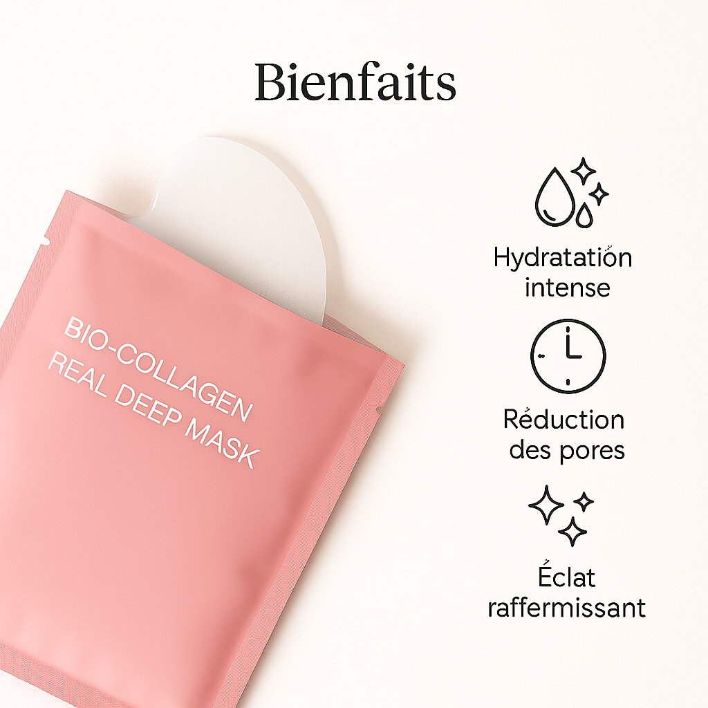 Masque au collagène - hydrate & nourrit la peau