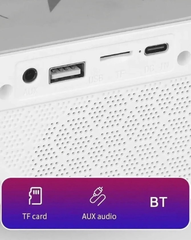 Veilleuse Bluetooth + Chargeur sans fil