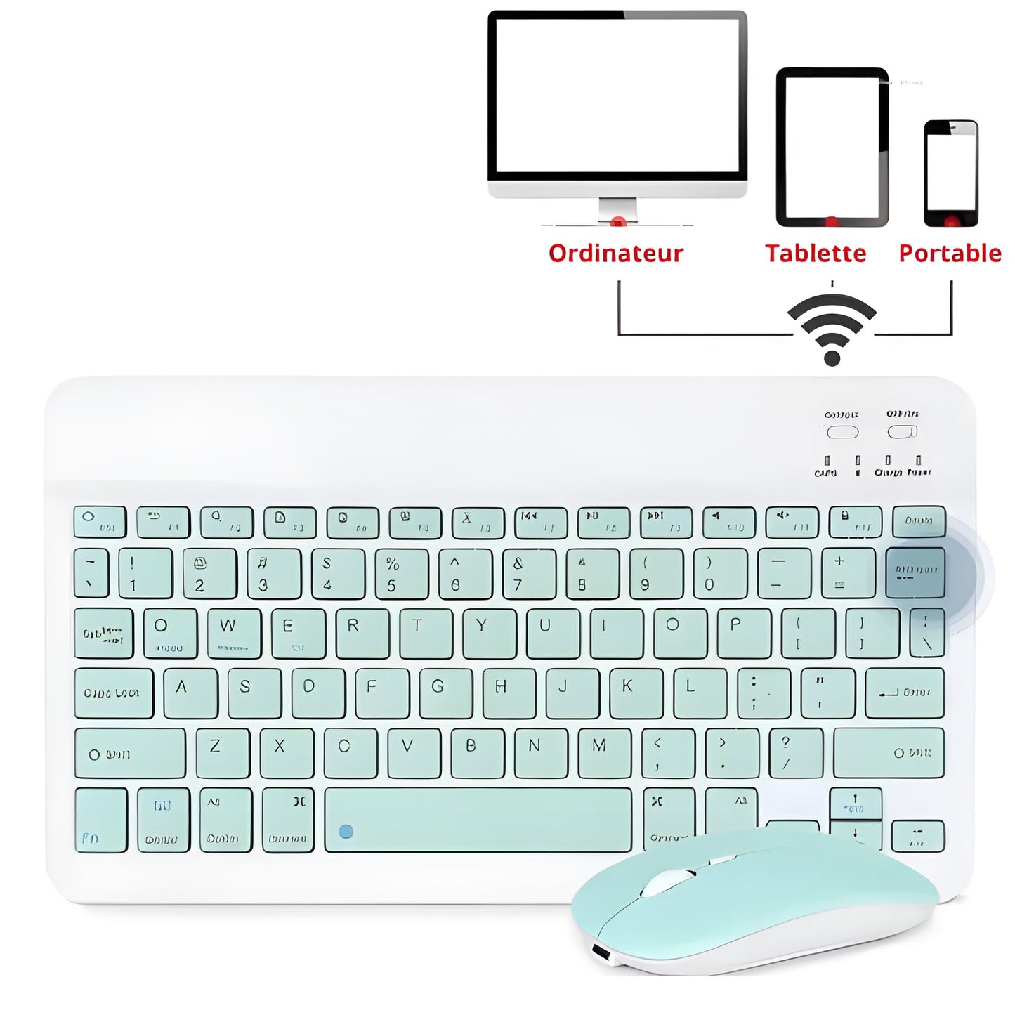 Kit Clavier & Souris Sans Fil