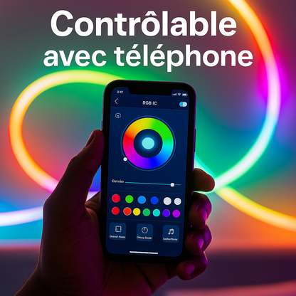 LED Néon Flexible - Multicolor & Bluetooth