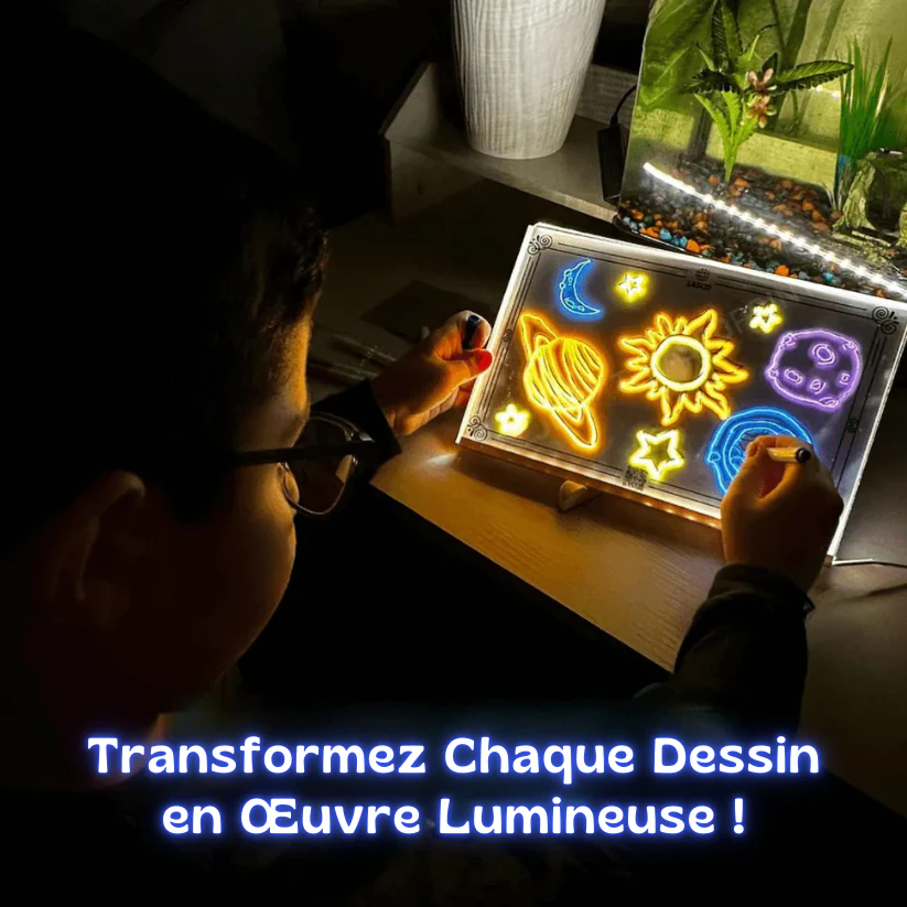 Tablette à dessin lumineuse